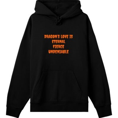 Alternative view of DRAGON’S LOVE Hoodie – Black Edition