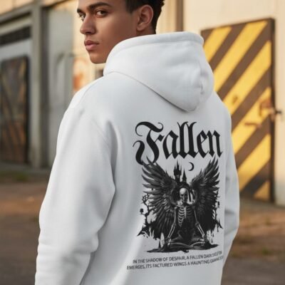 White hoodie Fallen